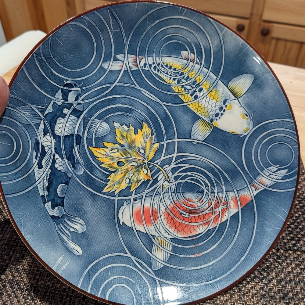 Vintage Japanese Porcelain Charger Plate